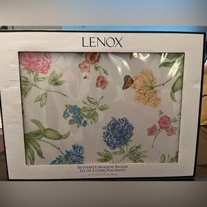Lenox Butterfly Meadow Bloom Floral Cork Placemats